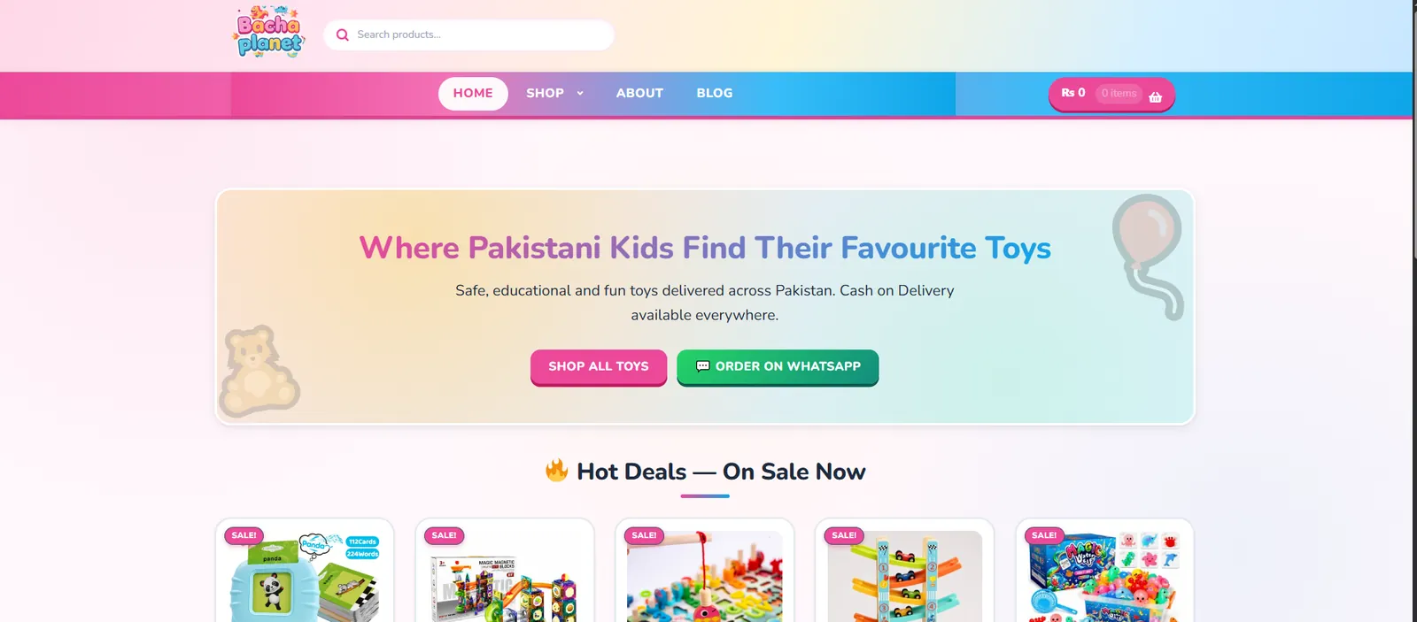 Bacha Planet — Website, Marketing marketing & SEO